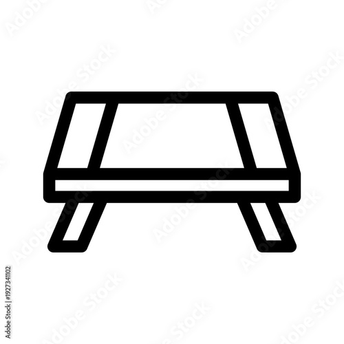 Table Icon Vector Symbol Design Illustration