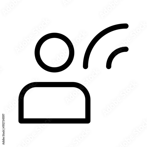 Listening Icon Vector Symbol Design Illustration