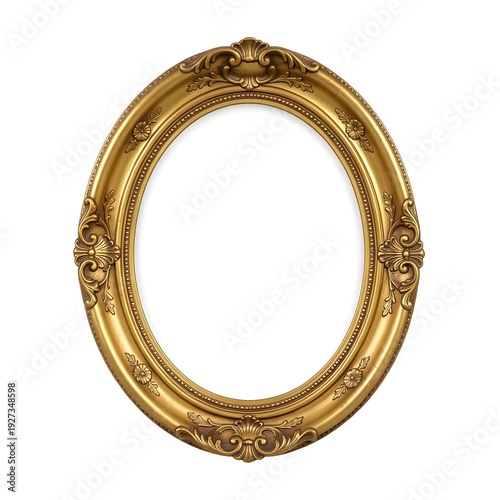 golden oval frame