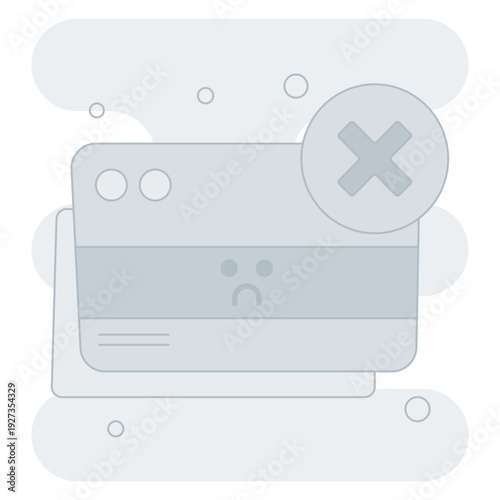 Payment Failed Empty States Illustration