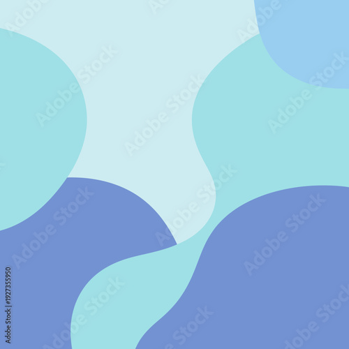 Abstract background with flowing organic shapes in cool blue tones.