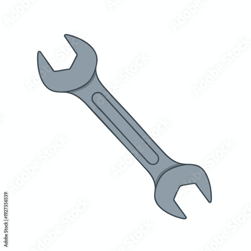 Close up of a Precision Wrench for Mechanical Repairs and Tooling