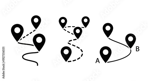 Sustainable energy icons set, featuring eco-friendly symbols and renewable sources, presented in a clean vector illustration style