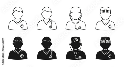 Sustainable energy icons set, featuring eco-friendly symbols and renewable sources, presented in a clean vector illustration style