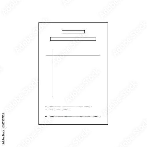 Minimalist Document Outline for Business or Personal Use