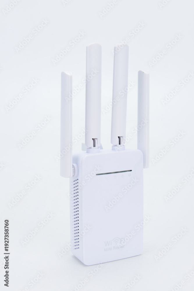 Fototapeta premium White Wireless Router