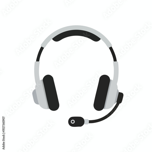 Professional Over Ear Headset with Microphone for Communication and Gaming