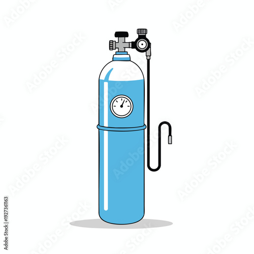 Medical Oxygen Cylinder with Regulator and Pressure Gauge for Healthcare and Emergency Use