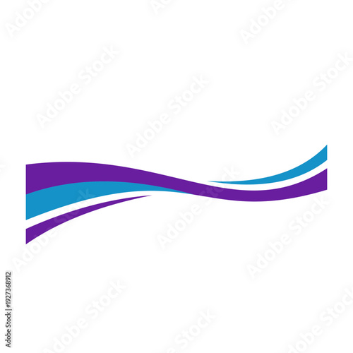 Modern Wave Footer Border