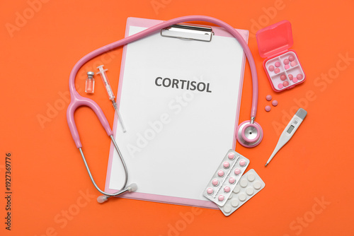 Word CORTISOL with clipboar...