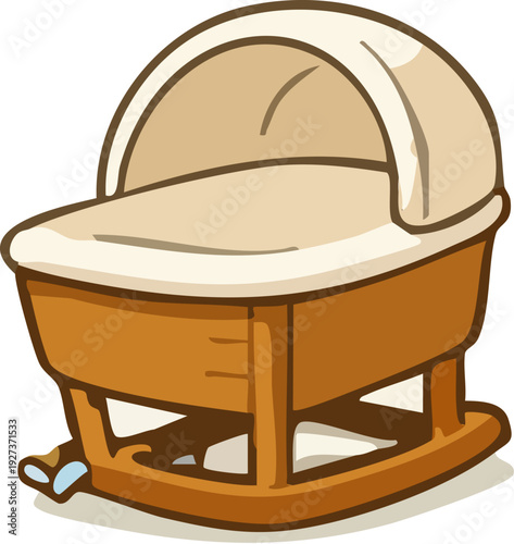 Baby Moses Basket Cradle.