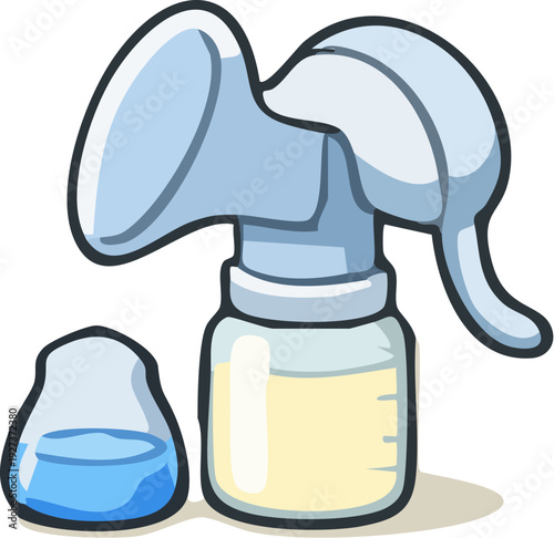 Breast Pump and Milk.
