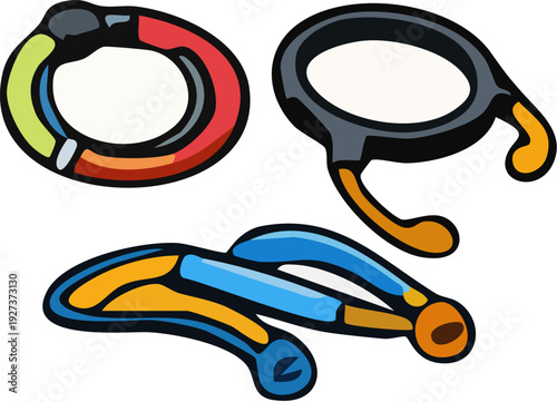Colorful Magnifying Glasses.