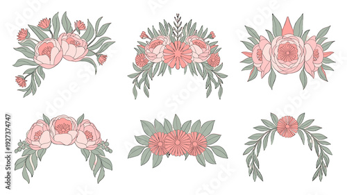 Beautiful Floral Collection in Pastel Hues.