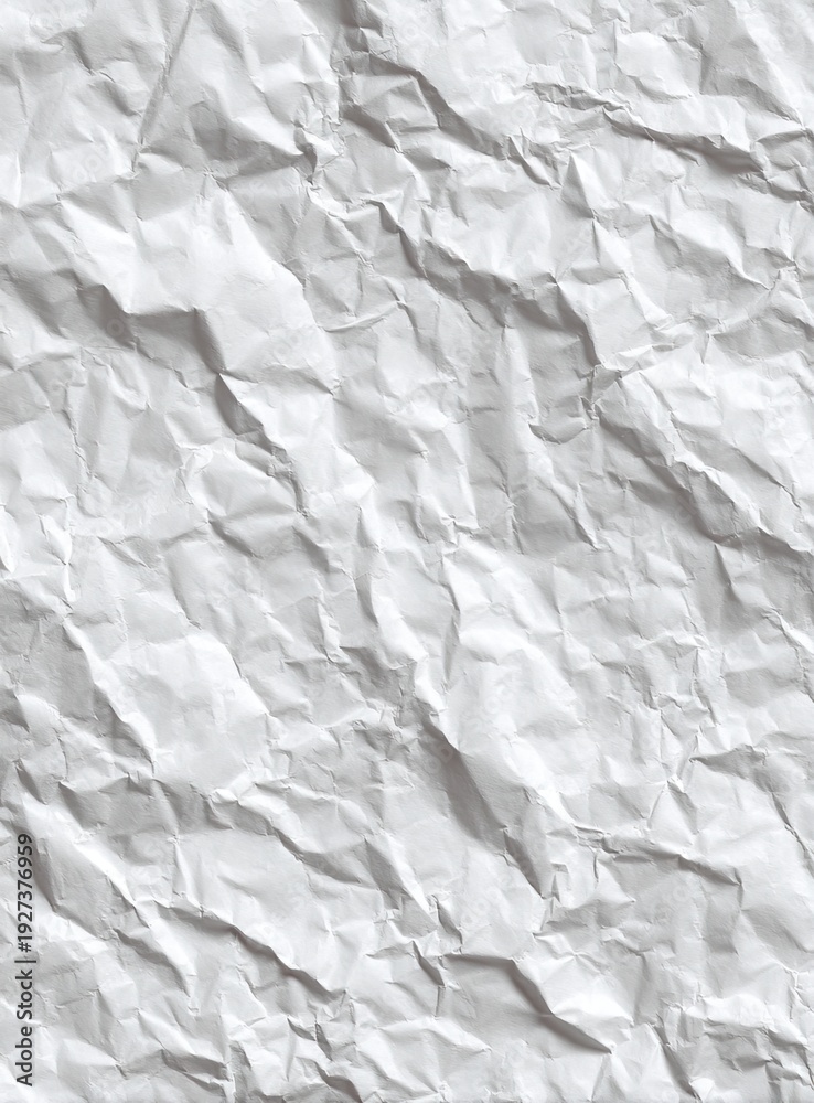 Obraz premium Crumpled white paper texture (25)