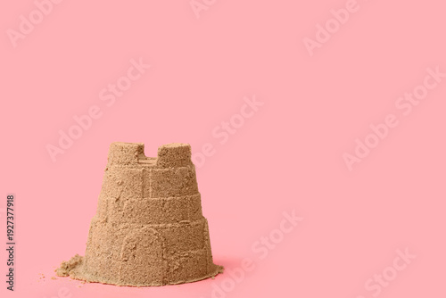 Beautiful sand castle on pi...
