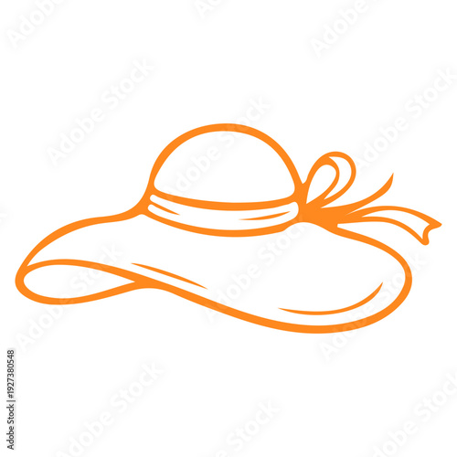 Summer Sun Hat Icon