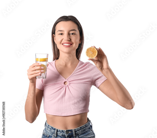 Beautiful young woman with ...