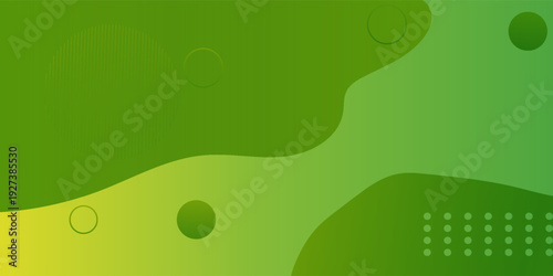 Abstract background with geometric shapes. Dynamic abstract composition Vector illustration. Design element for web banners, posters, green and yellow,vector eps 10