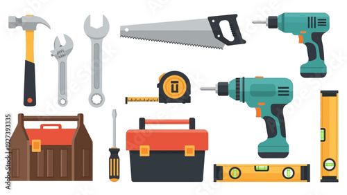 Collection of Various Tools and Equipment.