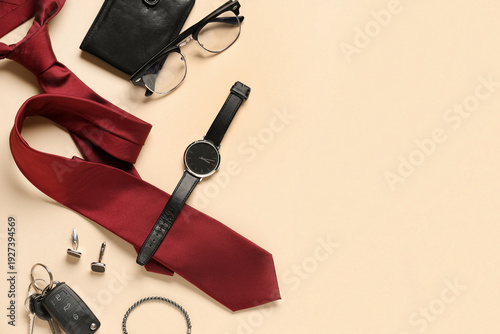 Stylish men's accessories a...