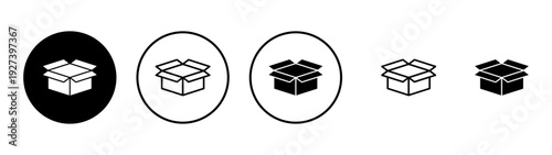 Box icon vector. box sign and symbol, parcel, package