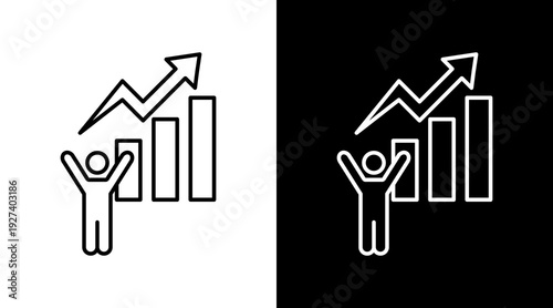 Customer  White Icon Set Design