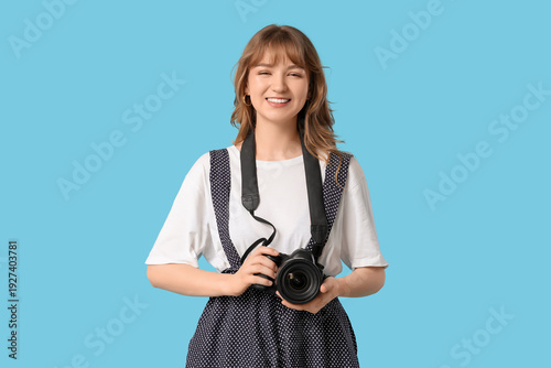 Beautiful young woman with ...