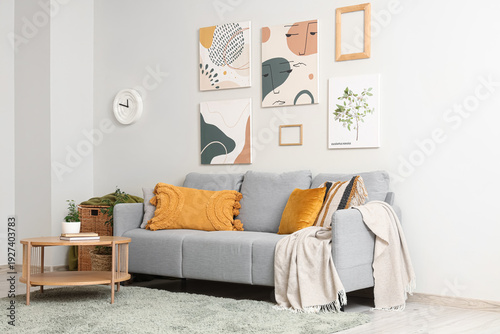 Interior of modern room wit...