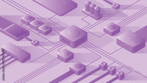 vector isometric design of a technology of interconnected energy system structures