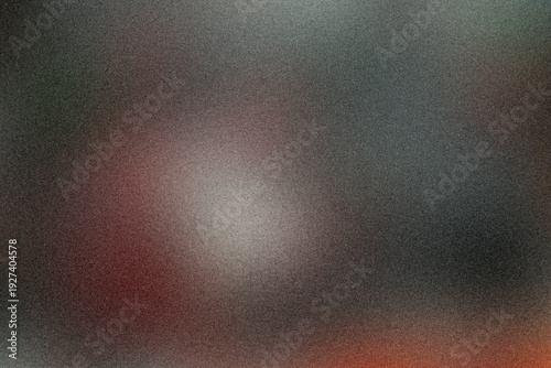 Slika na platnu Deep gray and muted red hues dissolve into a soft blur, creating a moody, atmospheric abstract background suited for cinematic designs and bold branding concepts