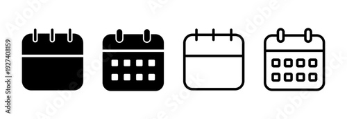 Calendar icon vector illustration. Calender sign and symbol. Schedule icon symbol