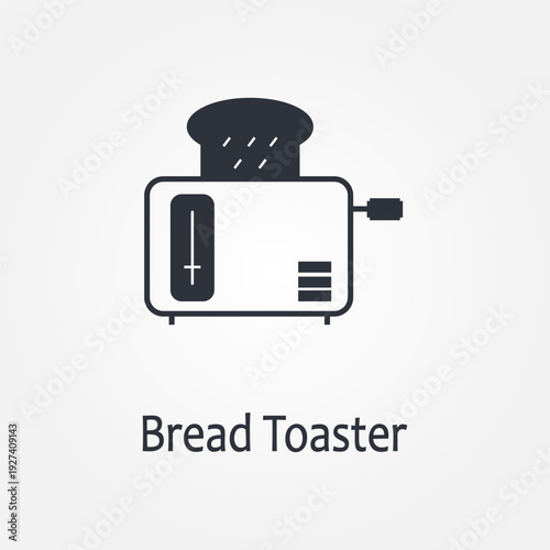 bread toaster icon symbol illustration vector eps10 logo template design pattern seamless bright minimal design flat design realistic style simple design modern design