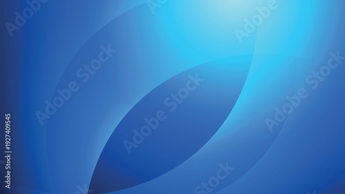 Vibrant blue abstract background with elegant, overlapping curved shapes and subtle light transitions creating a modern and dynamic visual.