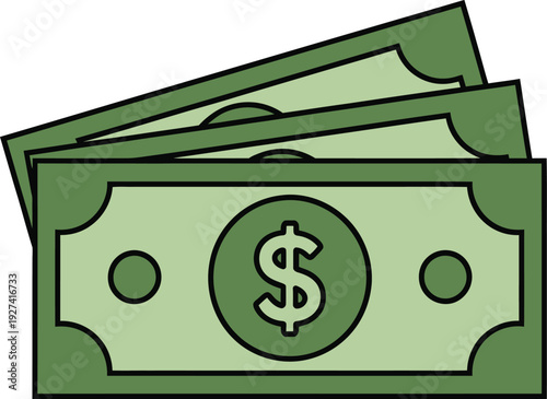 green dollar sign