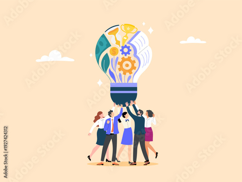 Teamwork is essential for generating business ideas and for developing strategic plans to achieve success