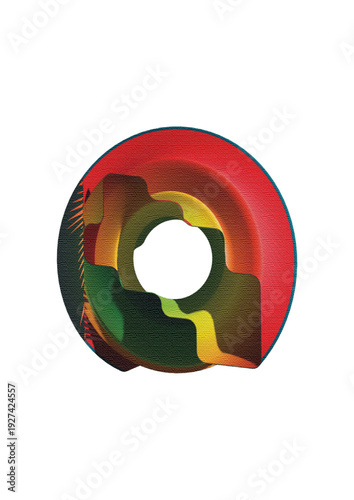 abstract background with colorful circles
