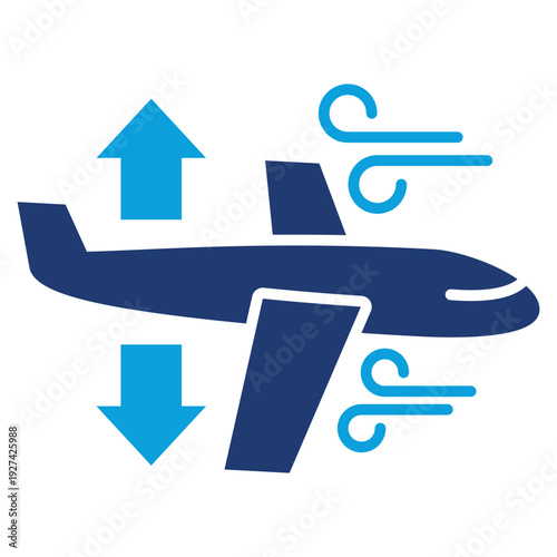 turbulence blue icon