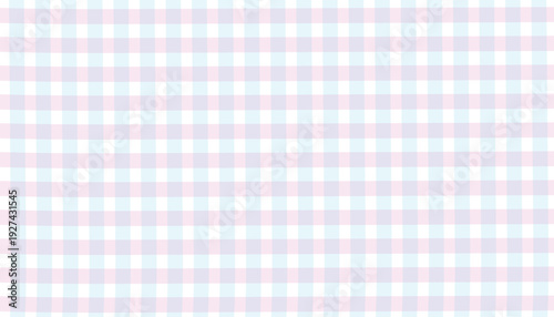 Soft pastel colored gingham pattern on texture