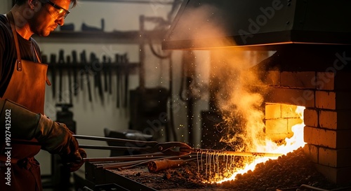 A man working in a workshop