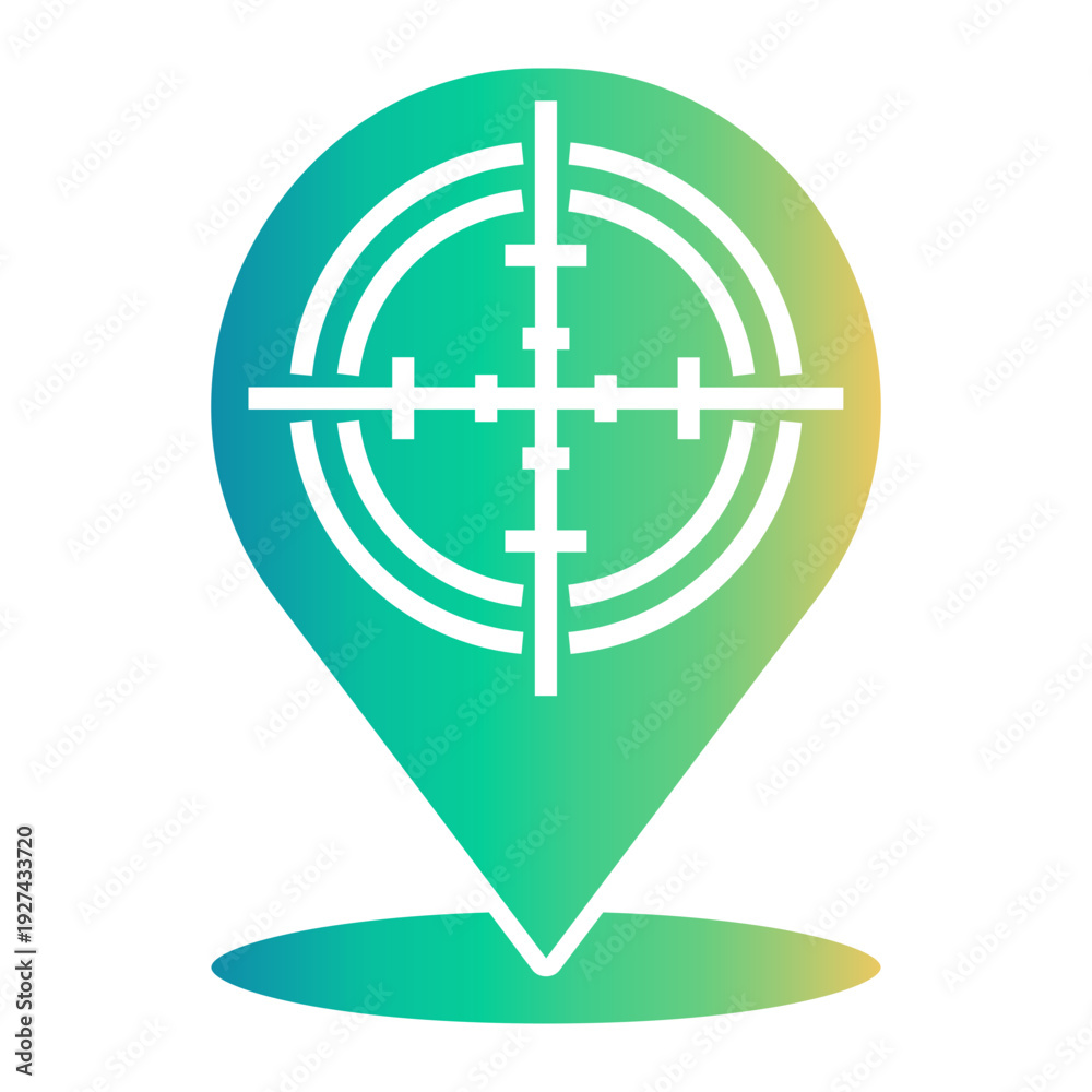 Obraz premium hunting Gradient icon