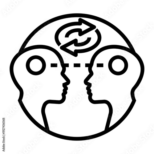 interaction Line Icon