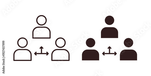 Third party icon vector Illustration logo template pack