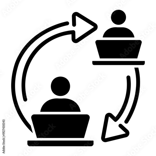 interaction Solid icon