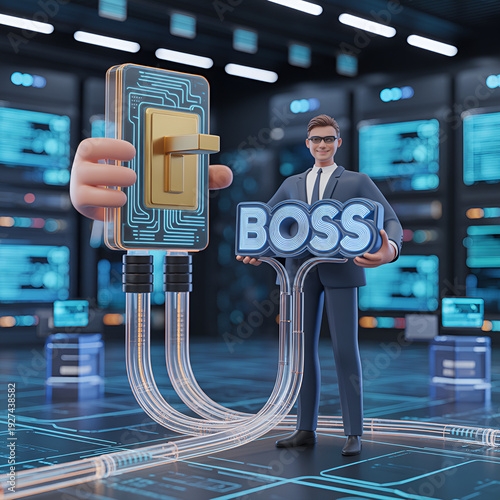 3D API Integration Illustration - 