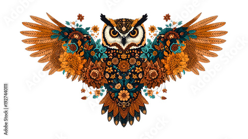 owl in the form of a bird