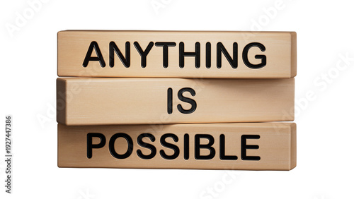 Billede på lærred Anything is Possible symbol