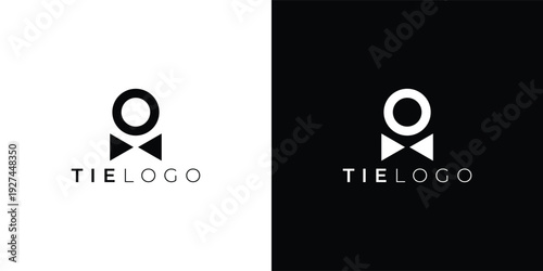 Minimal Tie Logo for Corporate and Fashion Branding