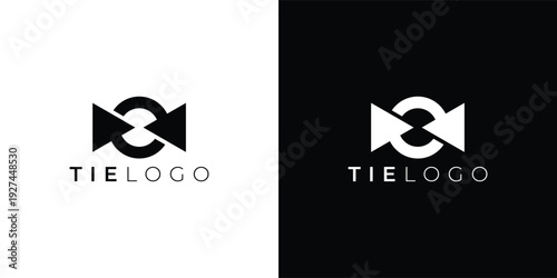 Minimal Tie Logo for Corporate and Fashion Branding
