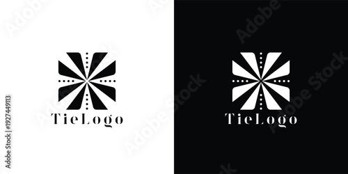 Minimal Tie Logo for Corporate and Fashion Branding